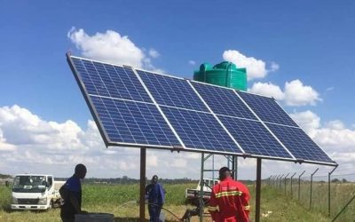 Supply and Installation of 1hp solar water pumping system in Glenforest