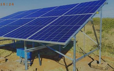 3hp solar water pumping system from Rusape Dam